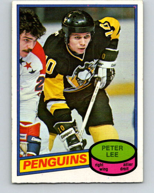 1980-81 O-Pee-Chee #278 Peter Lee  Pittsburgh Penguins  V39891