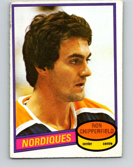 1980-81 O-Pee-Chee #280 Ron Chipperfield  Quebec Nordiques  V39895