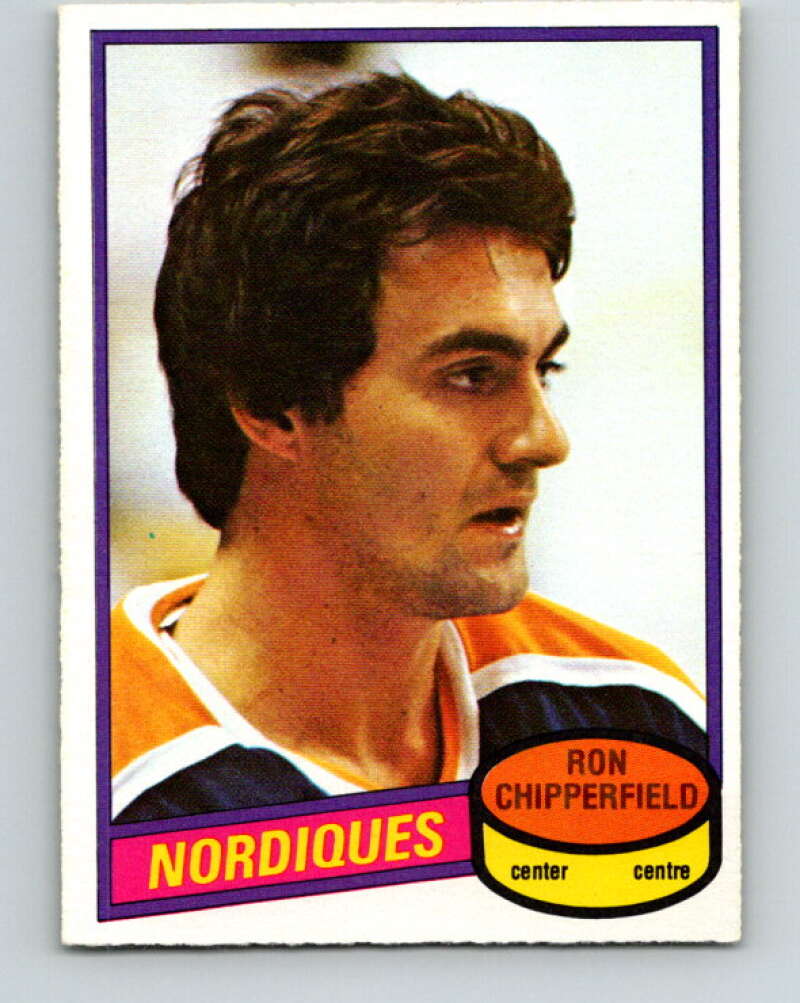 1980-81 O-Pee-Chee #280 Ron Chipperfield  Quebec Nordiques  V39898