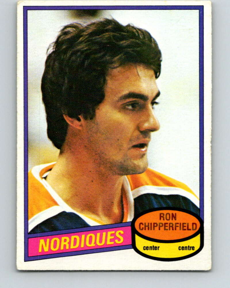 1980-81 O-Pee-Chee #280 Ron Chipperfield  Quebec Nordiques  V39904