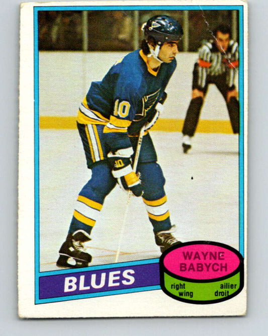 1980-81 O-Pee-Chee #281 Wayne Babych  St. Louis Blues  V39906