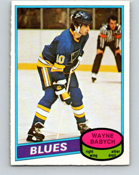 1980-81 O-Pee-Chee #281 Wayne Babych  St. Louis Blues  V39907