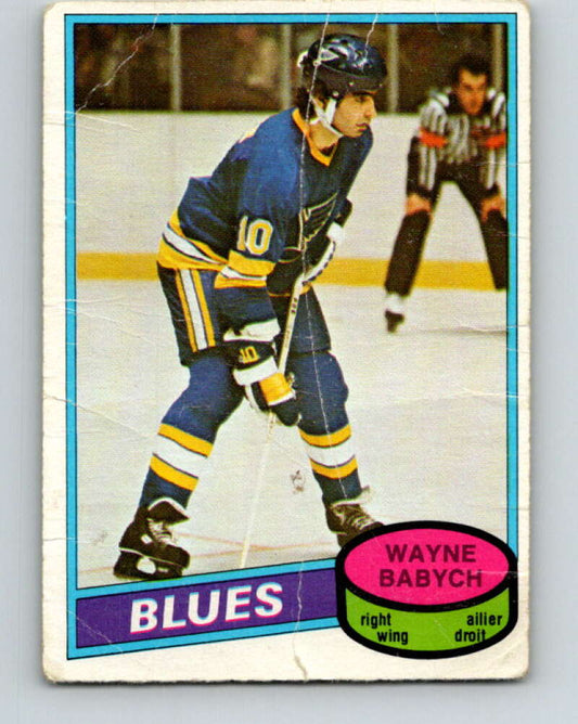 1980-81 O-Pee-Chee #281 Wayne Babych  St. Louis Blues  V39909