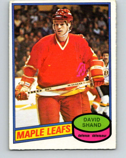 1980-81 O-Pee-Chee #282 David Shand  Toronto Maple Leafs  V39912