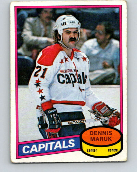 1980-81 O-Pee-Chee #284 Dennis Maruk  Washington Capitals  V39935