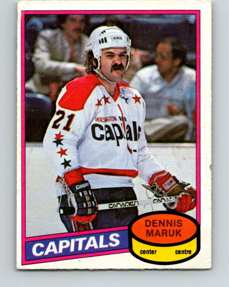 1980-81 O-Pee-Chee #284 Dennis Maruk  Washington Capitals  V39936