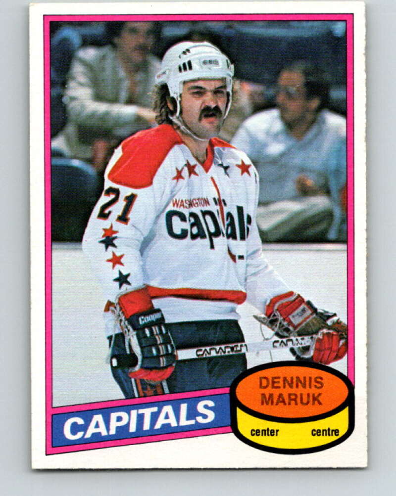 1980-81 O-Pee-Chee #284 Dennis Maruk  Washington Capitals  V39937