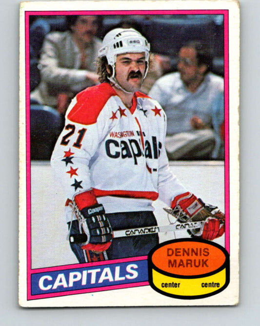 1980-81 O-Pee-Chee #284 Dennis Maruk  Washington Capitals  V39939