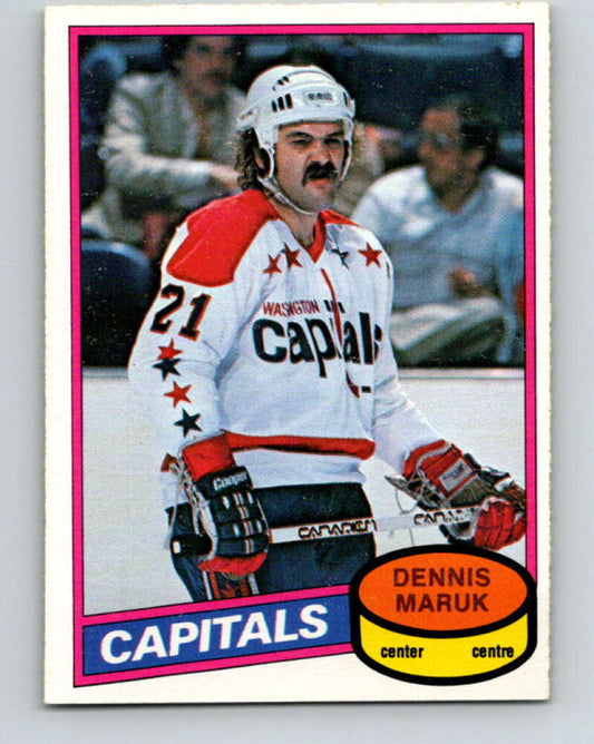 1980-81 O-Pee-Chee #284 Dennis Maruk  Washington Capitals  V39941