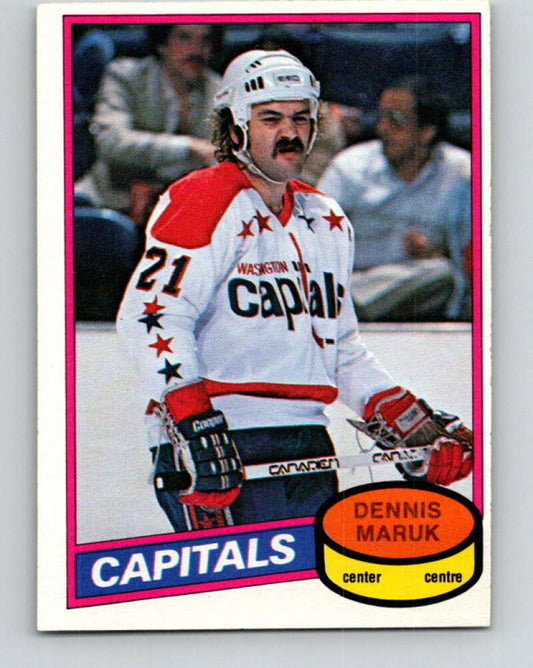 1980-81 O-Pee-Chee #284 Dennis Maruk  Washington Capitals  V39942