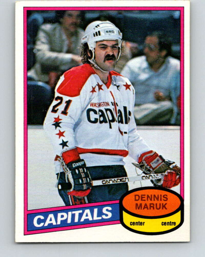 1980-81 O-Pee-Chee #284 Dennis Maruk  Washington Capitals  V39944