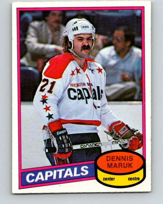 1980-81 O-Pee-Chee #284 Dennis Maruk  Washington Capitals  V39947