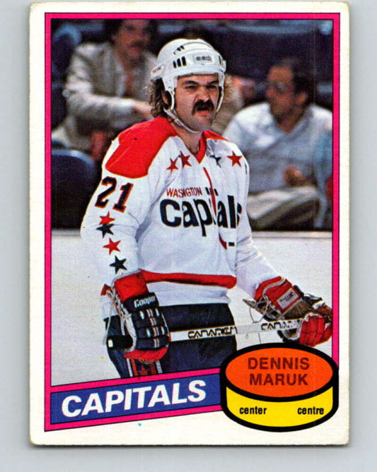 1980-81 O-Pee-Chee #284 Dennis Maruk  Washington Capitals  V39949