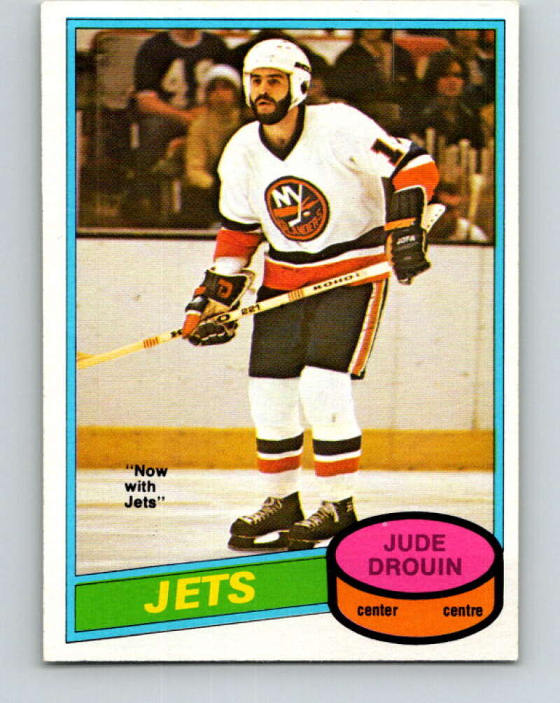 1980-81 O-Pee-Chee #285 Jude Drouin  Winnipeg Jets  V39958