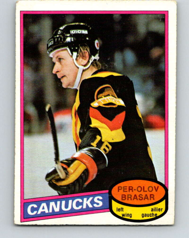 1980-81 O-Pee-Chee #291 Per-Olov Brasar  Vancouver Canucks  V40011