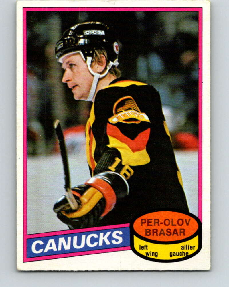 1980-81 O-Pee-Chee #291 Per-Olov Brasar  Vancouver Canucks  V40019