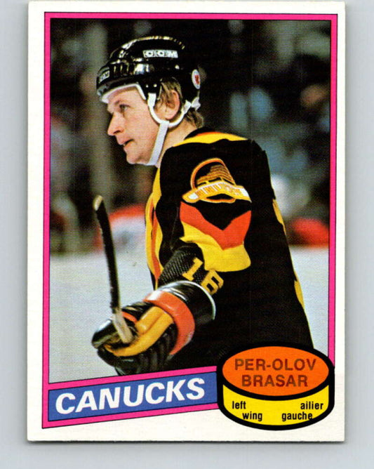 1980-81 O-Pee-Chee #291 Per-Olov Brasar  Vancouver Canucks  V40020