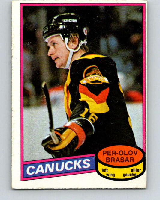 1980-81 O-Pee-Chee #291 Per-Olov Brasar  Vancouver Canucks  V40024