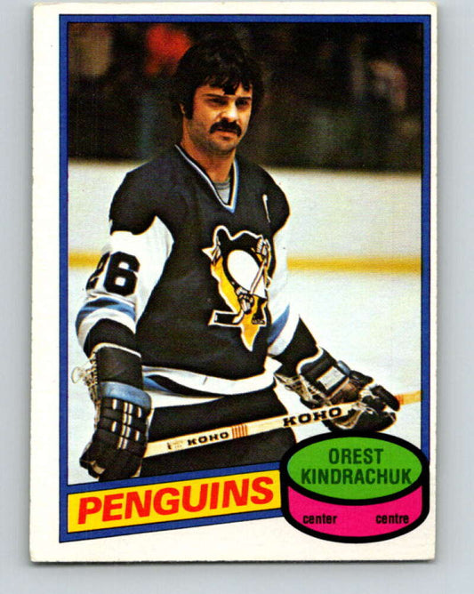 1980-81 O-Pee-Chee #292 Orest Kindrachuk  Pittsburgh Penguins  V40028