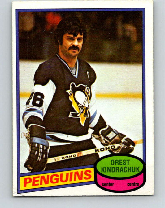 1980-81 O-Pee-Chee #292 Orest Kindrachuk  Pittsburgh Penguins  V40029