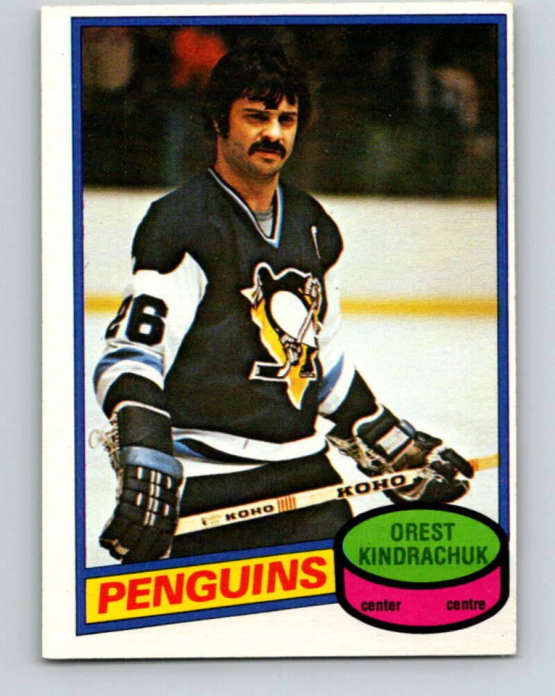 1980-81 O-Pee-Chee #292 Orest Kindrachuk  Pittsburgh Penguins  V40034