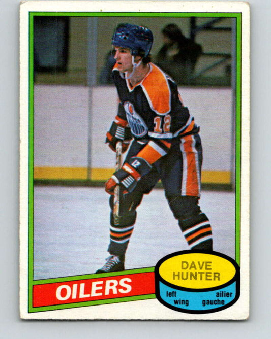 1980-81 O-Pee-Chee #293 Dave Hunter  Edmonton Oilers  V40042