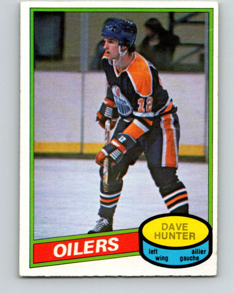 1980-81 O-Pee-Chee #293 Dave Hunter  Edmonton Oilers  V40043