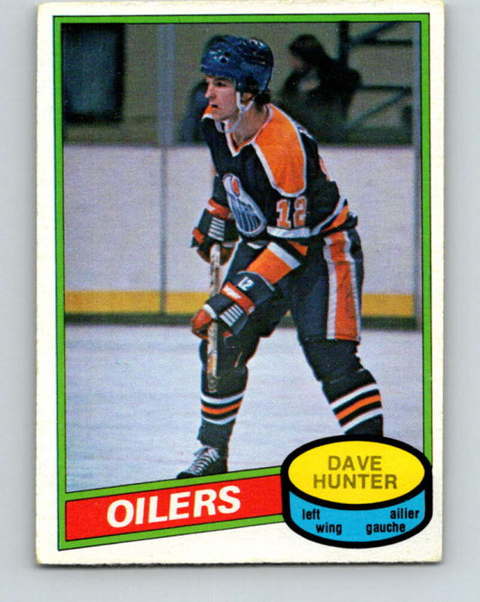 1980-81 O-Pee-Chee #293 Dave Hunter  Edmonton Oilers  V40044