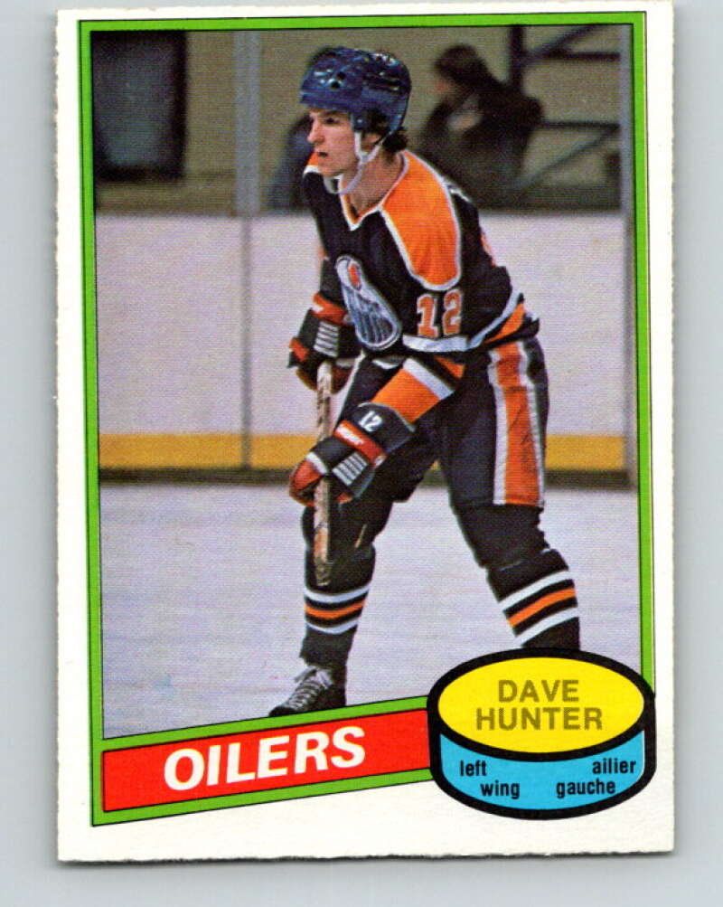 1980-81 O-Pee-Chee #293 Dave Hunter  Edmonton Oilers  V40045