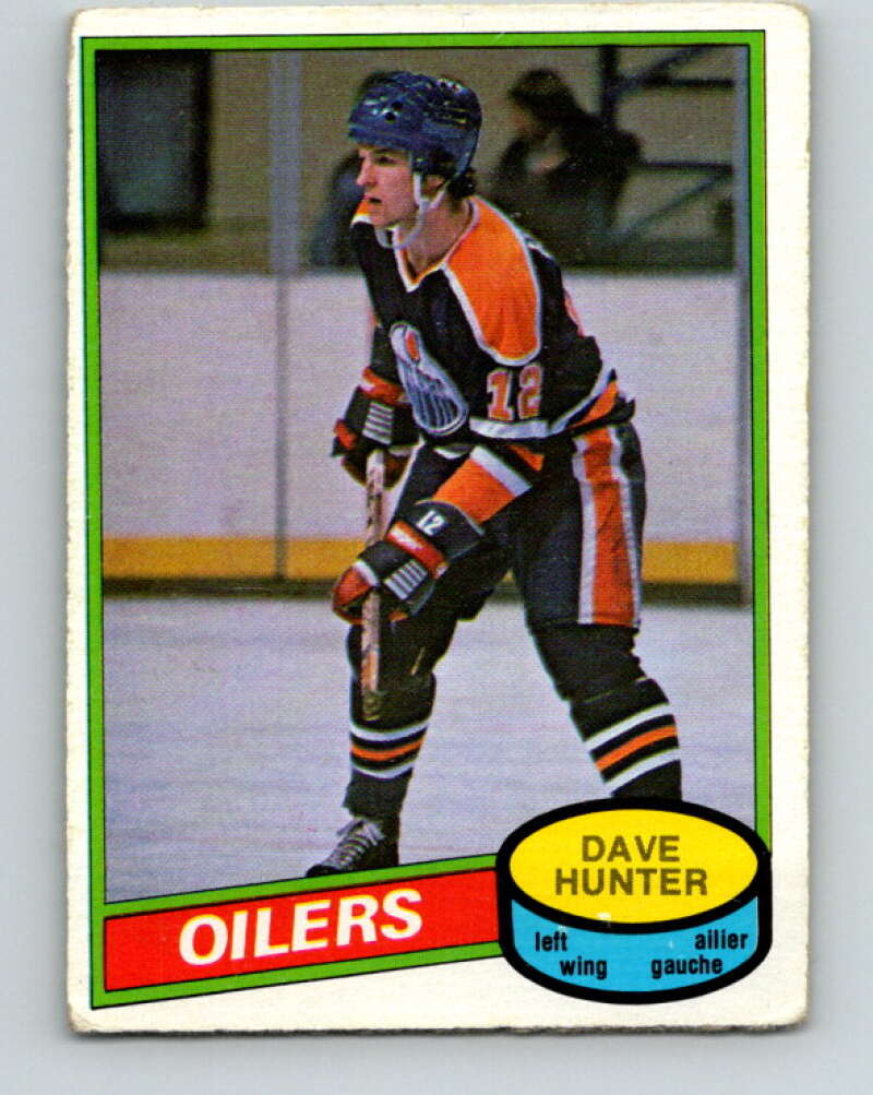 1980-81 O-Pee-Chee #293 Dave Hunter  Edmonton Oilers  V40048