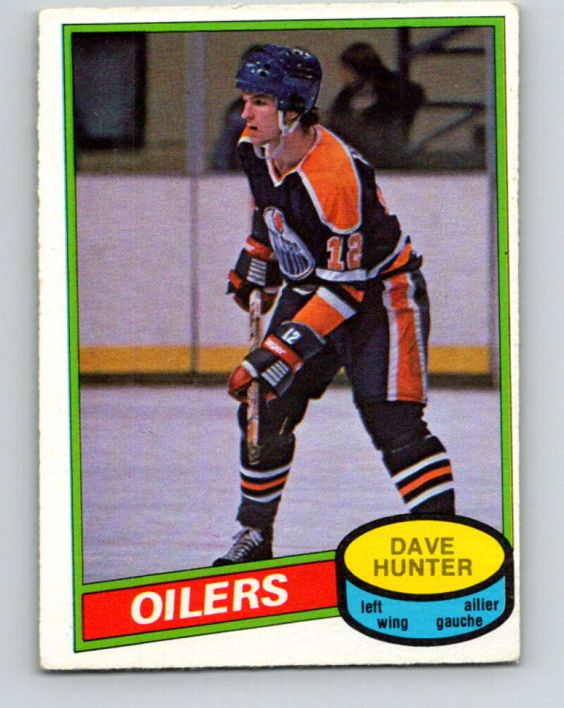 1980-81 O-Pee-Chee #293 Dave Hunter  Edmonton Oilers  V40050