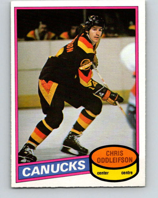 1980-81 O-Pee-Chee #295 Chris Oddleifson  Vancouver Canucks  V40065