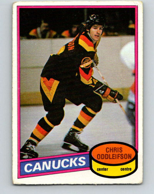 1980-81 O-Pee-Chee #295 Chris Oddleifson  Vancouver Canucks  V40066