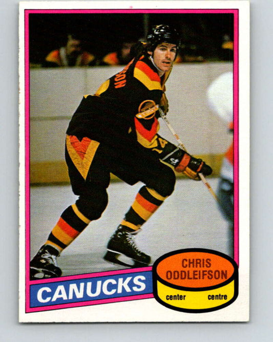 1980-81 O-Pee-Chee #295 Chris Oddleifson  Vancouver Canucks  V40067