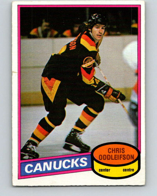 1980-81 O-Pee-Chee #295 Chris Oddleifson  Vancouver Canucks  V40072