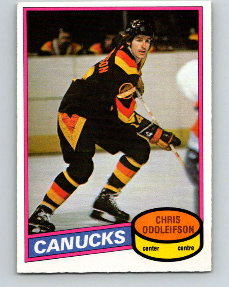 1980-81 O-Pee-Chee #295 Chris Oddleifson  Vancouver Canucks  V40075