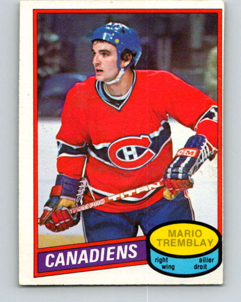 1980-81 O-Pee-Chee #297 Mario Tremblay  Montreal Canadiens  V40087