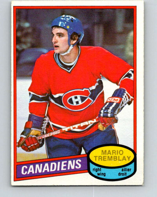 1980-81 O-Pee-Chee #297 Mario Tremblay  Montreal Canadiens  V40088