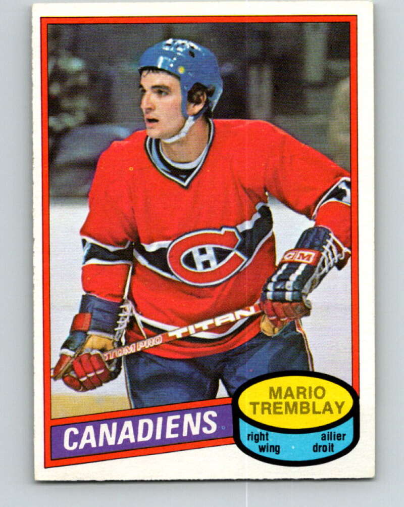 1980-81 O-Pee-Chee #297 Mario Tremblay  Montreal Canadiens  V40092