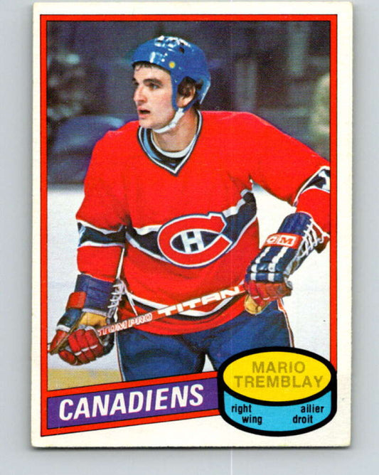 1980-81 O-Pee-Chee #297 Mario Tremblay  Montreal Canadiens  V40094