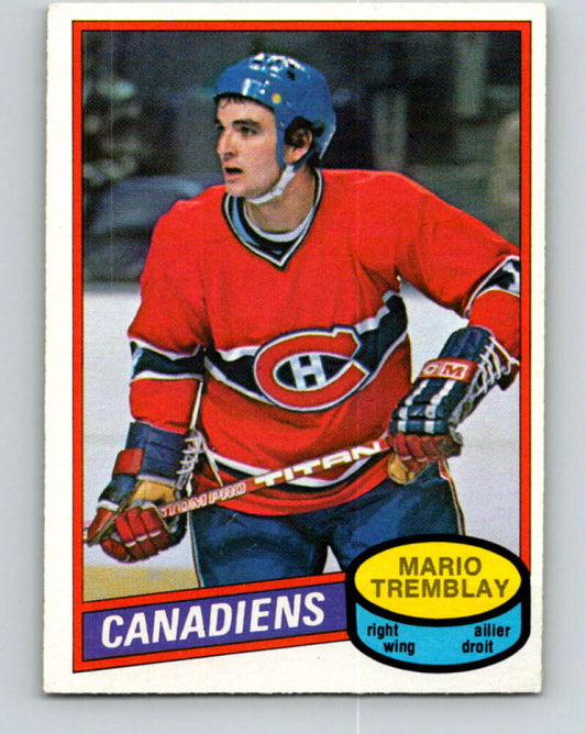 1980-81 O-Pee-Chee #297 Mario Tremblay  Montreal Canadiens  V40096