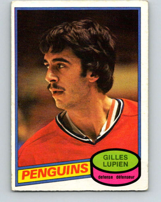 1980-81 O-Pee-Chee #298 Gilles Lupien  RC Rookie Pittsburgh Penguins  V40104