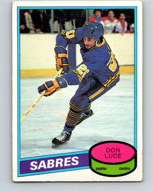 1980-81 O-Pee-Chee #302 Don Luce  Buffalo Sabres  V40147