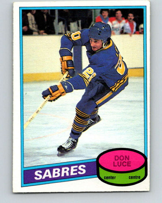 1980-81 O-Pee-Chee #302 Don Luce  Buffalo Sabres  V40151