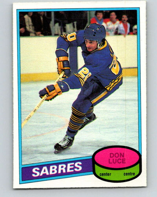 1980-81 O-Pee-Chee #302 Don Luce  Buffalo Sabres  V40152