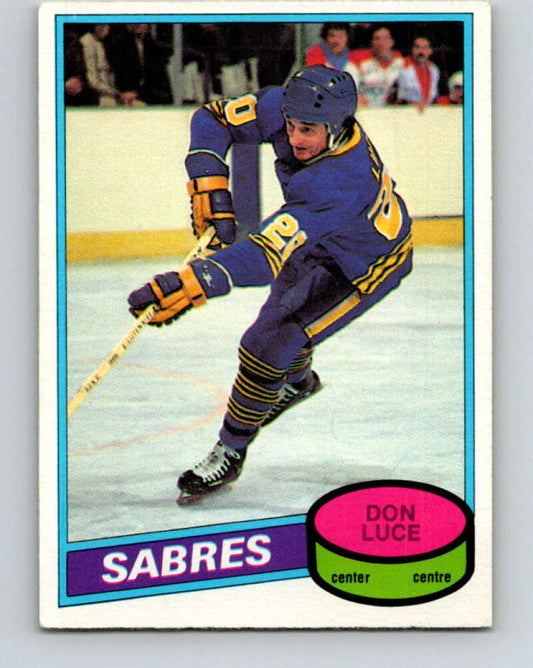 1980-81 O-Pee-Chee #302 Don Luce  Buffalo Sabres  V40155