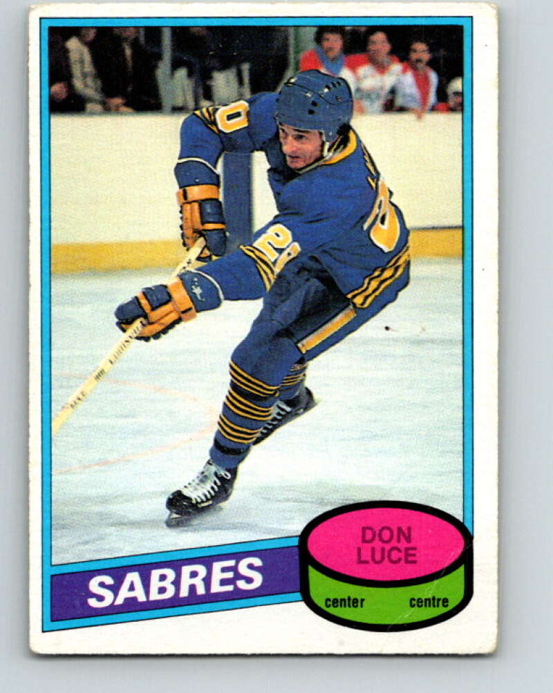 1980-81 O-Pee-Chee #302 Don Luce  Buffalo Sabres  V40159