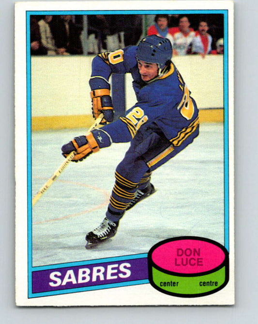 1980-81 O-Pee-Chee #302 Don Luce  Buffalo Sabres  V40160