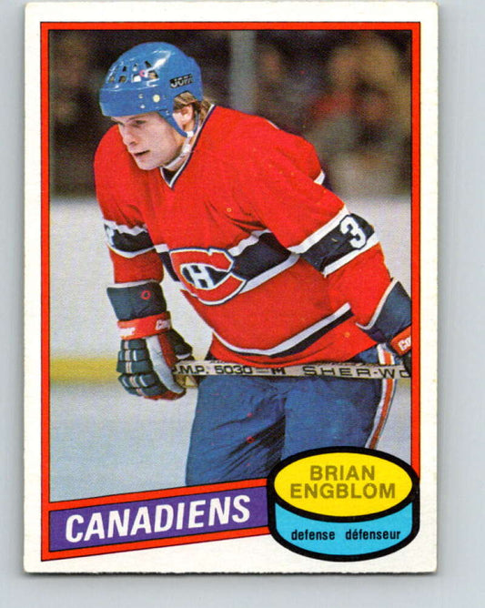 1980-81 O-Pee-Chee #304 Brian Engblom  Montreal Canadiens  V40173