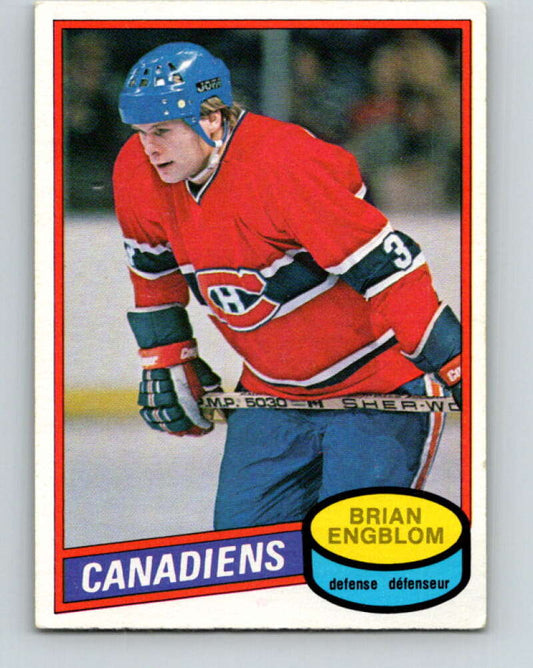 1980-81 O-Pee-Chee #304 Brian Engblom  Montreal Canadiens  V40175